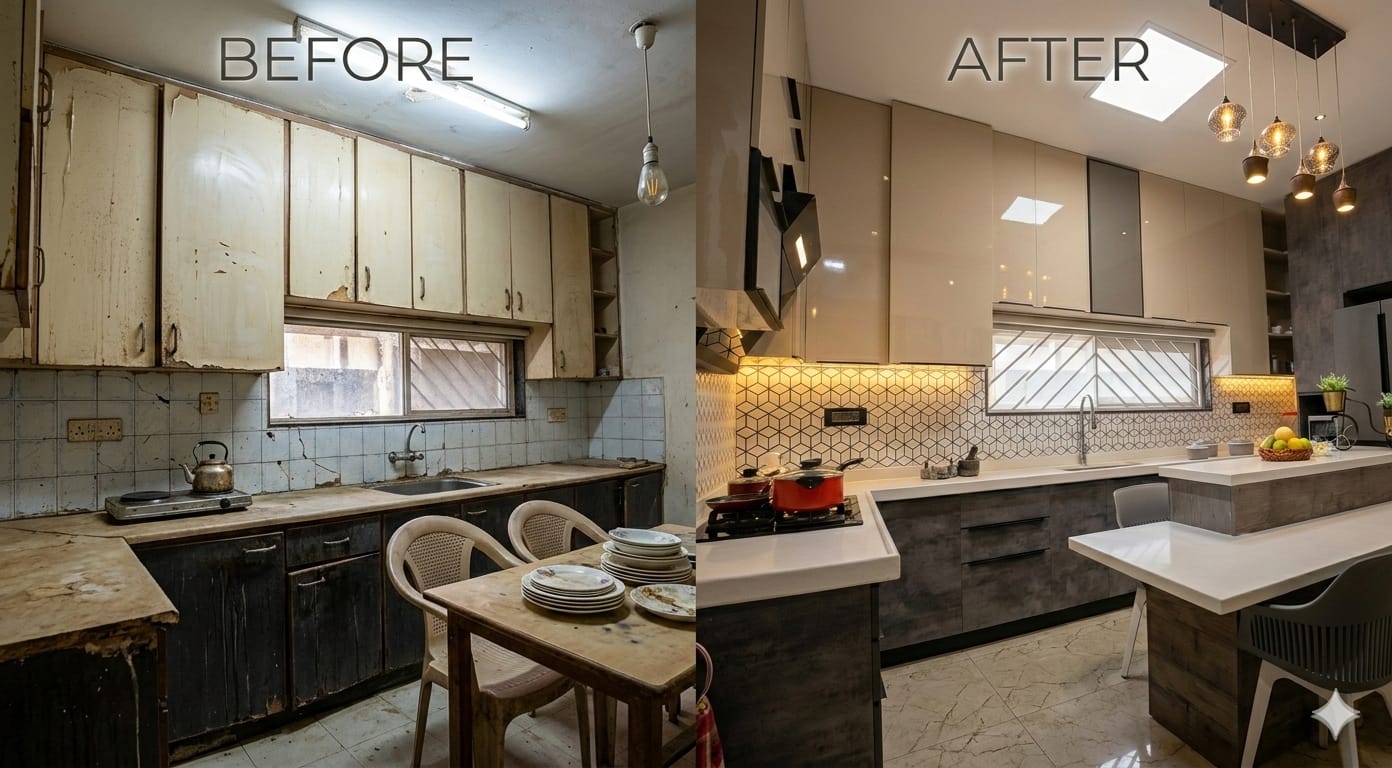 Modern Renovated Home by V Trust Constructions